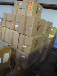 (825) COVERALLS, EXTRA LARGE SIZE, BREATHABLE, DISPOSABLE KIND, POLYPROPYLENE, 2-OUNCE, INCINERABLE PAPER MATERIAL, YELLOW COLOR. LOADING & HANDLING FEE $30-4098